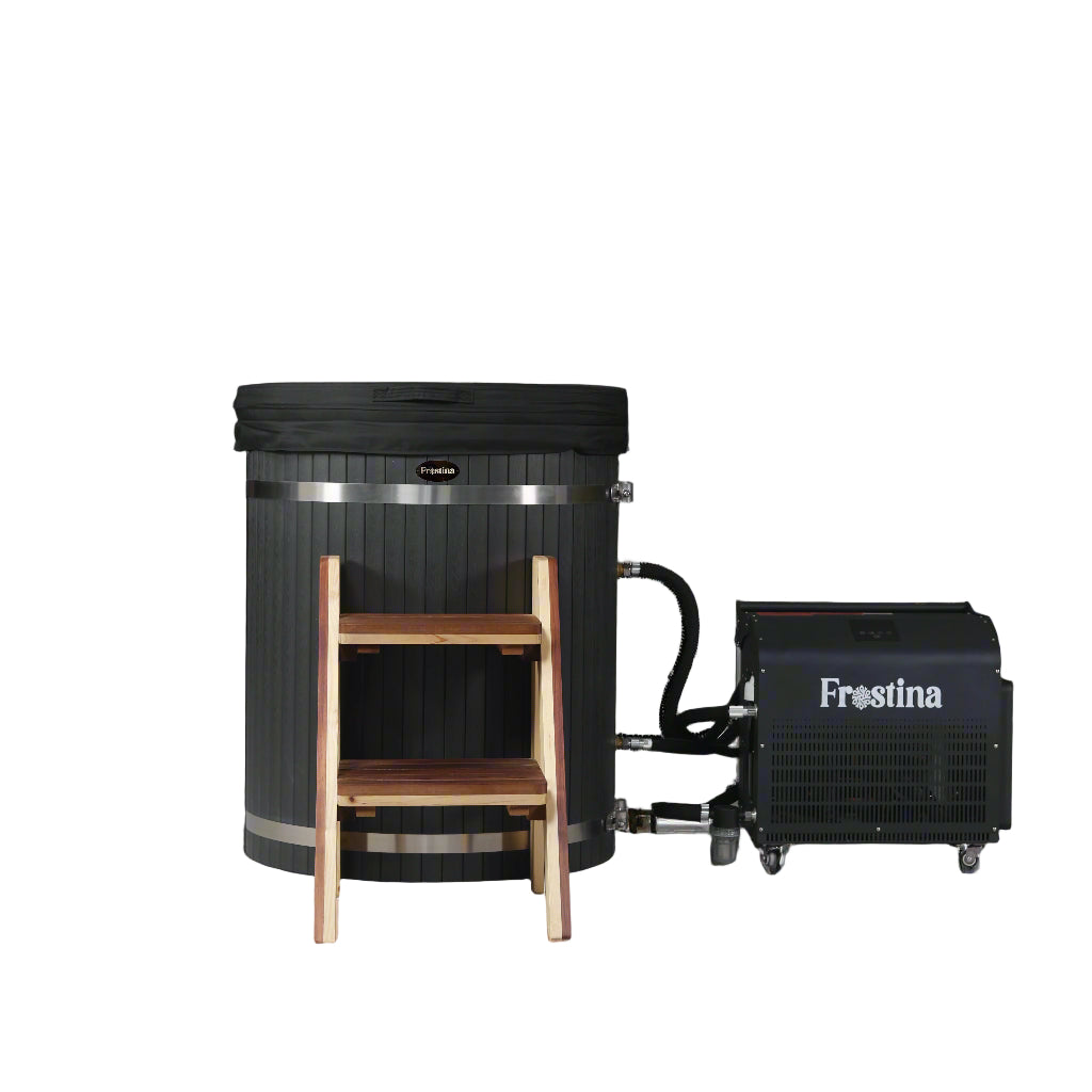 Okrogla hladna kad z ohlajevalnikom