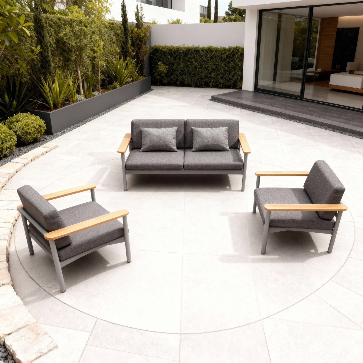 Vrtna garnitura Higold z dvosedom