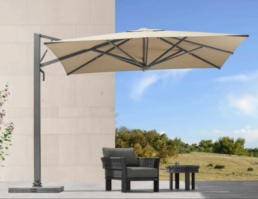 Vrtni senčnik Higold z granitnim podstavkom